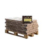 Holzbriketts – Runde Buche, halbe Palette, 48 Packungen à 10 kg (480 kg)